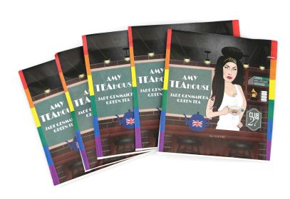 Amy TEAhouse: Organic Jade Genmaicha Green Tea (Caffeinated) (size: 20pk (Eco Choice - No Cube))